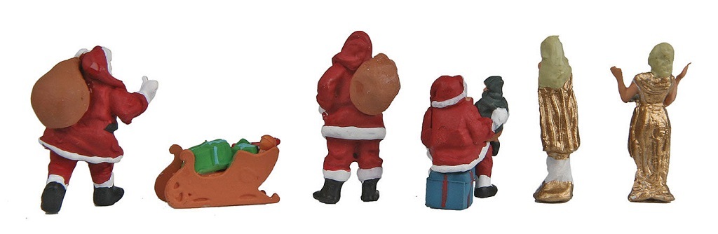 SceneMaster 949-6031 HO規 Christmas Figures 聖誕節人偶