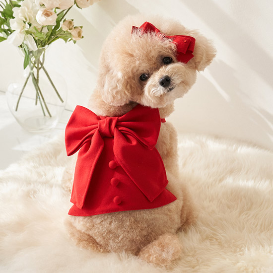 Merry Ribbon 蝴蝶絲帶短版-背心-紅-It’s sunny outside