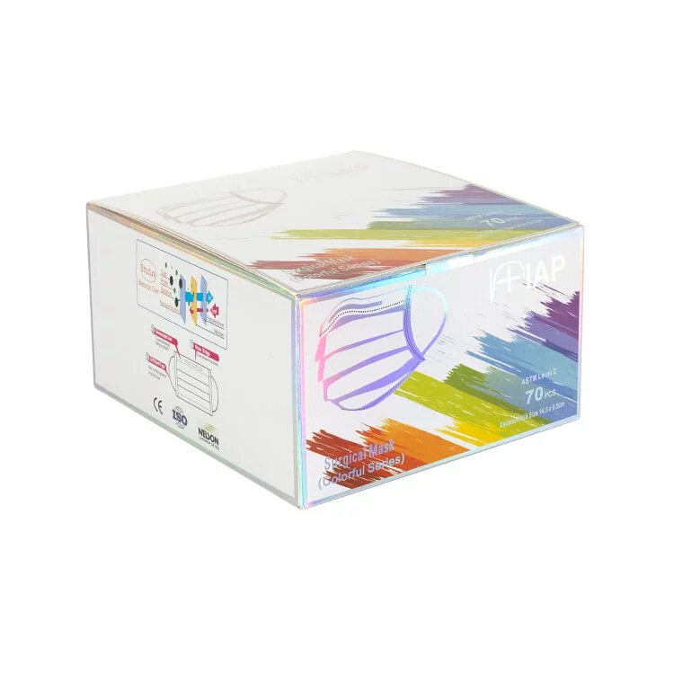 🛡️1片口罩,全店全選🛡️【中童/小顏口罩】IAP彩虹中童/女士口罩 - 1片獨立包裝 - 彩色系列 (145 x 95mm)
