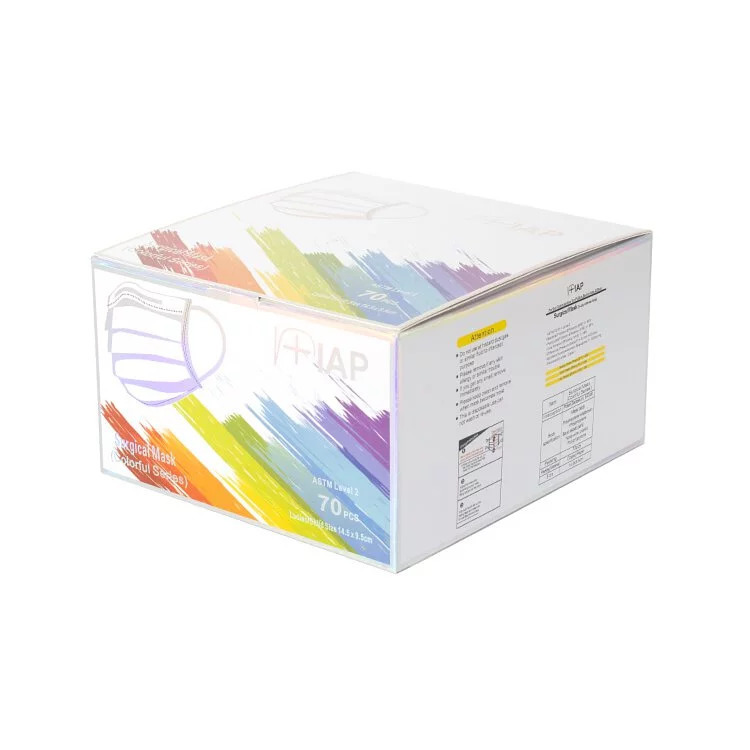 🛡️1片口罩,全店全選🛡️【中童/小顏口罩】IAP彩虹中童/女士口罩 - 1片獨立包裝 - 彩色系列 (145 x 95mm)