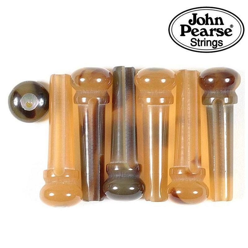 全新 John Pearse JPOP-PIN-TA 人造玳瑁 6+1支 弦釘