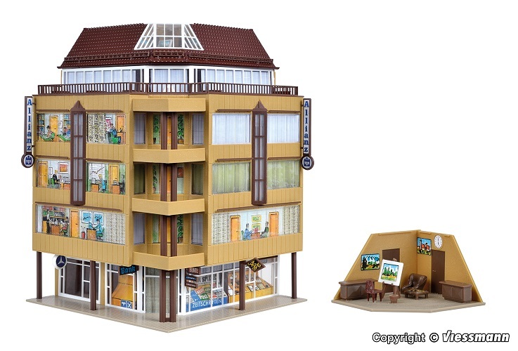 Vollme 43800 HO City corner house