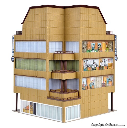 Vollme 43800 HO City corner house