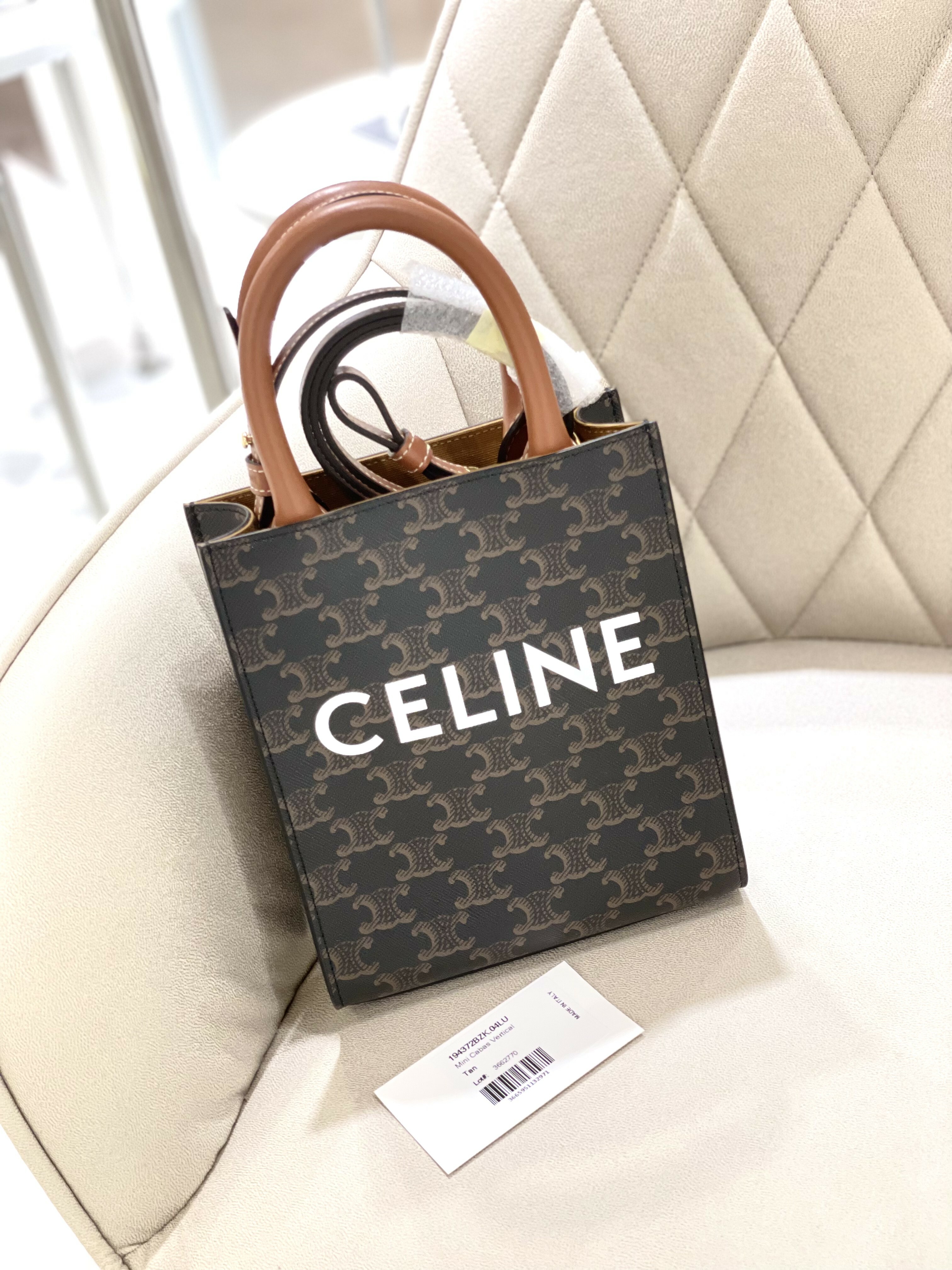 CELINE Mini Vertical Cabas