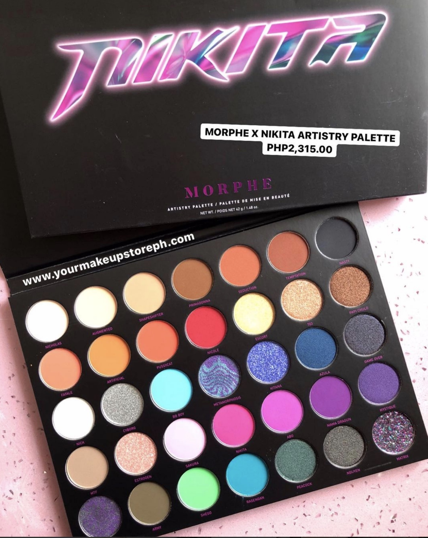 MORPHE X NIKITA ARTISTRY PALETTE