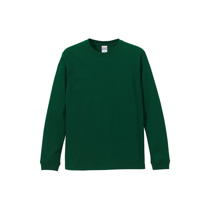 United Athle 5.6oz 頂級柔棉 長袖T恤 常春藤綠 3501101-497 [EW]