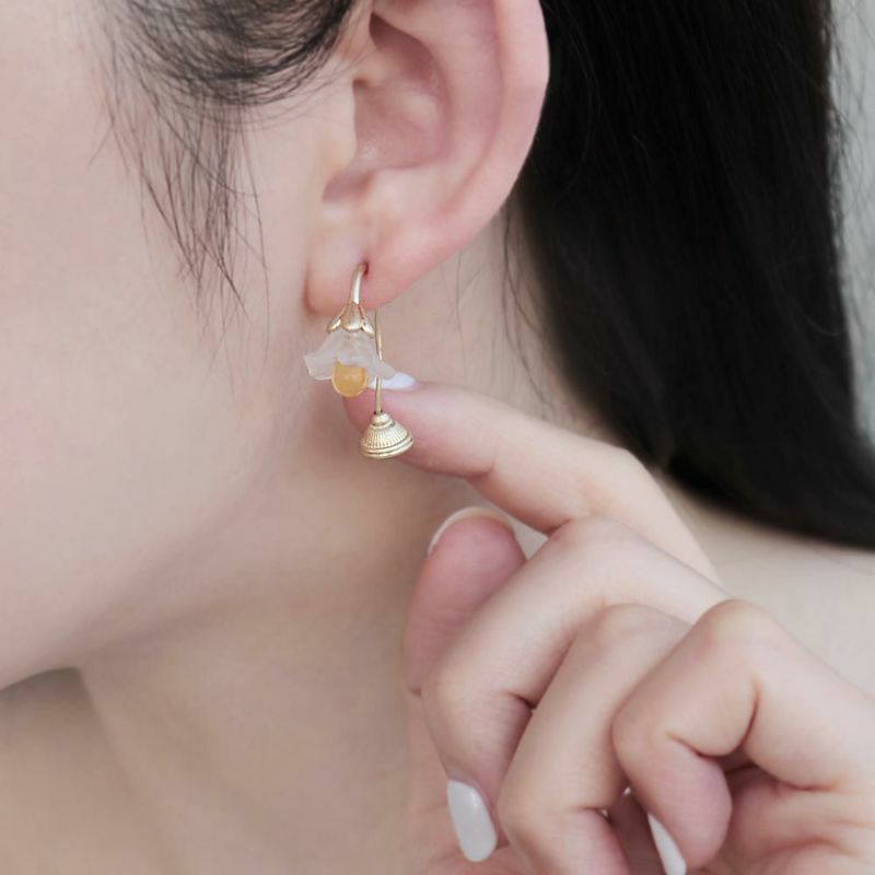 Ayatorie 花形枱燈耳環