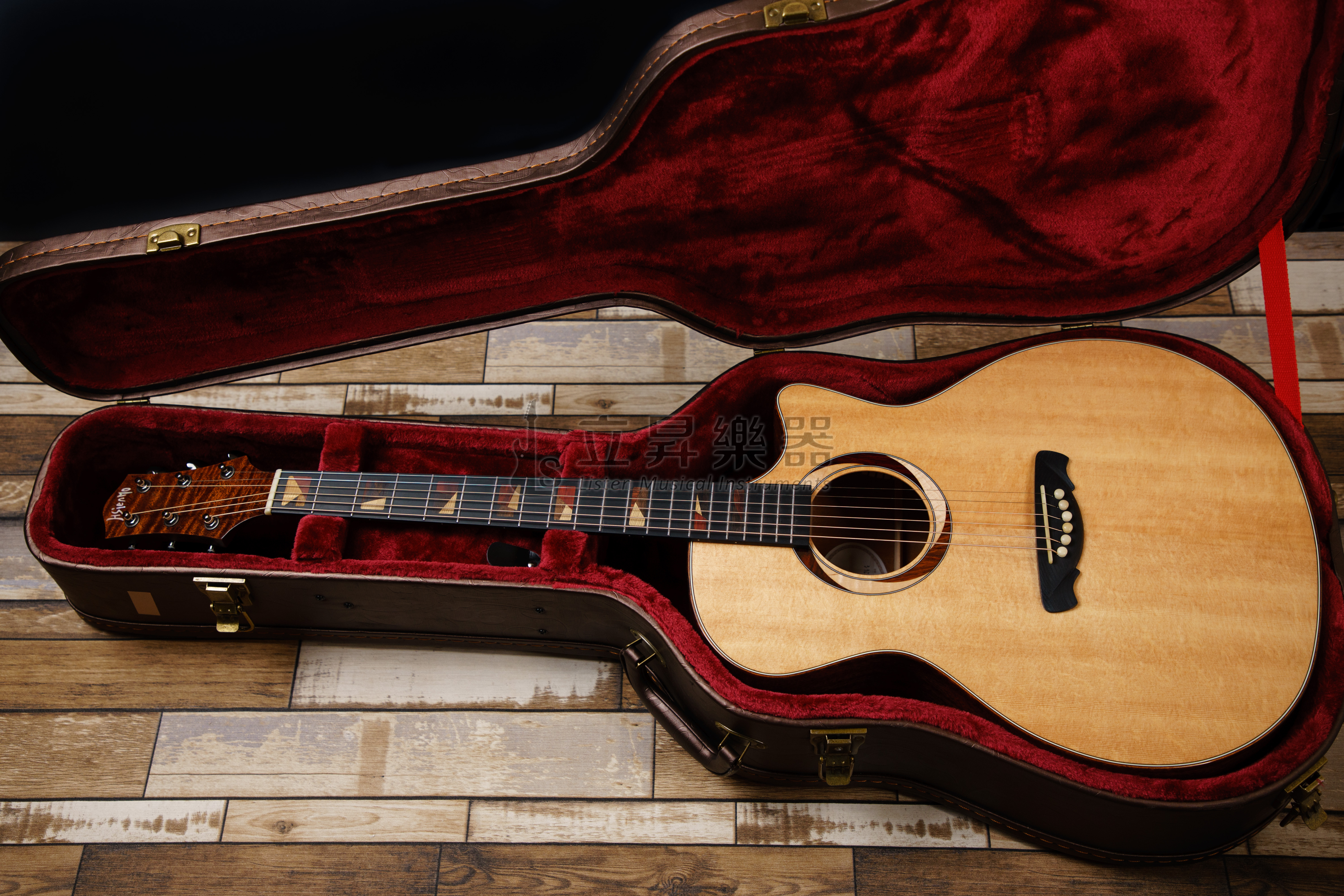 弦墨 春華 西堤卡熊爪雲杉面板 桃花心木側背 全單 41吋 GA桶缺角 駱駝骨弦枕弦釘 鏤空立木 懸浮琴頸 台灣公司貨 弦墨吉他