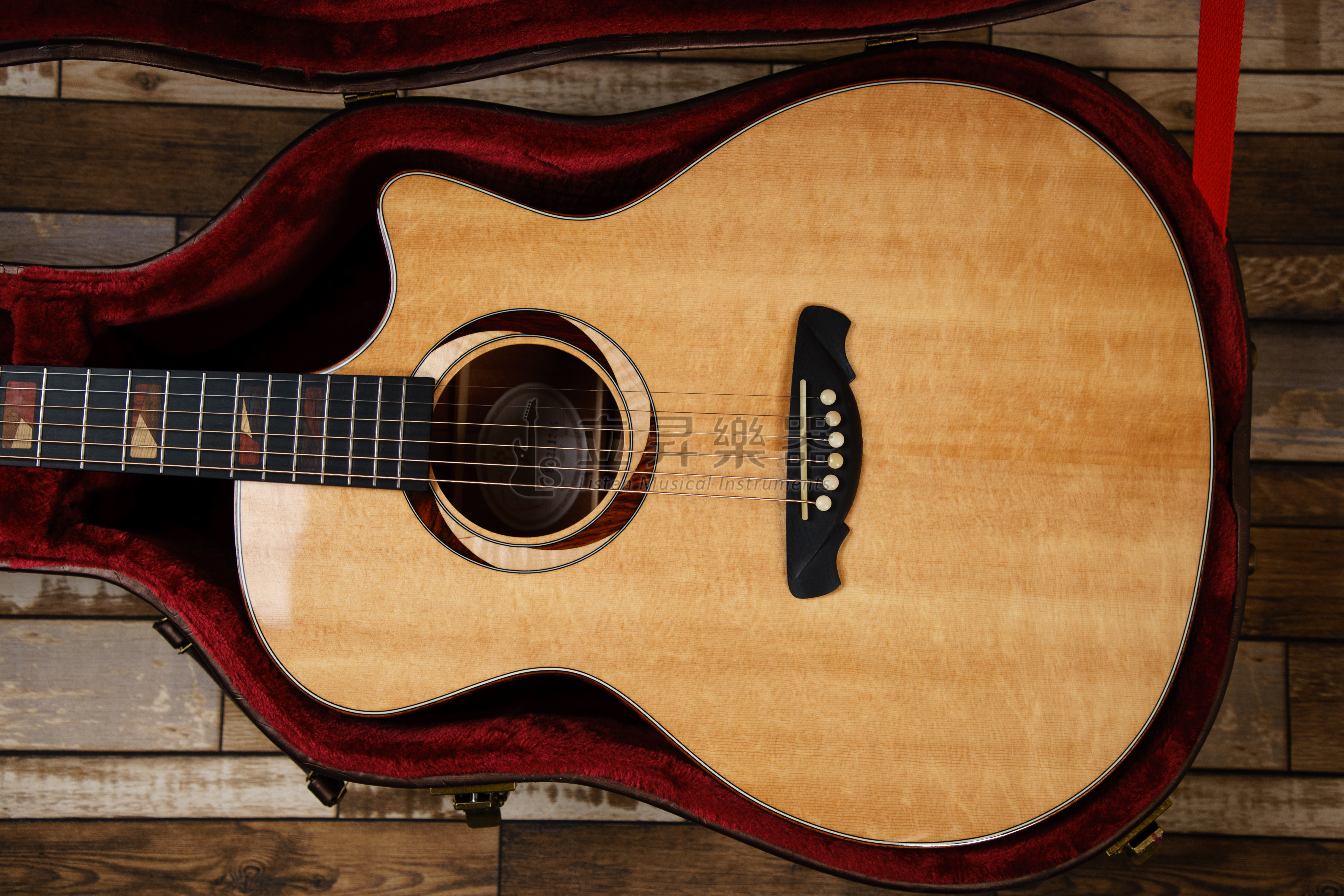 弦墨 春華 西堤卡熊爪雲杉面板 桃花心木側背 全單 41吋 GA桶缺角 駱駝骨弦枕弦釘 鏤空立木 懸浮琴頸 台灣公司貨 弦墨吉他
