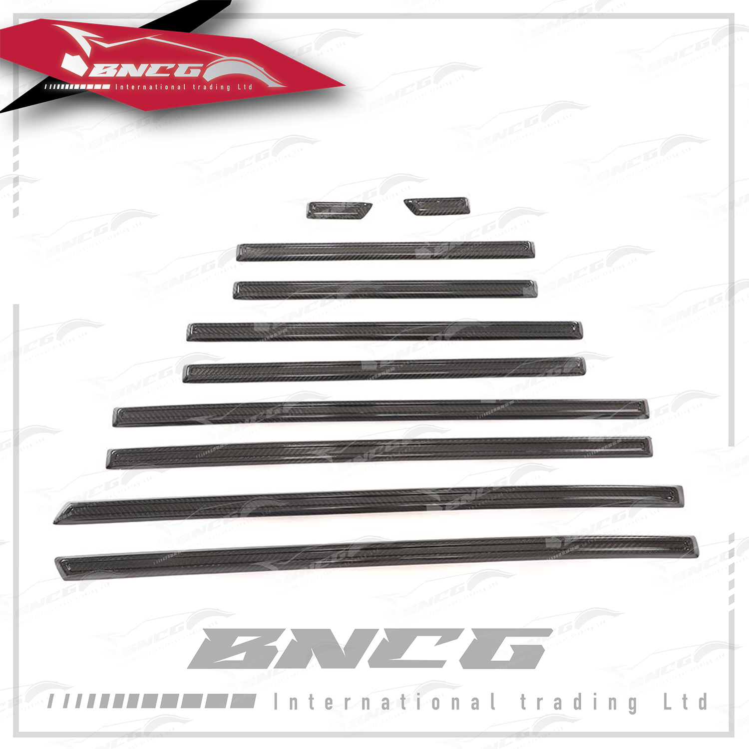 賓士 Benz G Class W463 W464 改裝 卡夢 乾碳纖維 內飾件 車門飾條 【10件套】