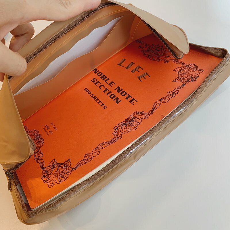 KOKUYO CLASSIC 資料收納袋A4 卡其色