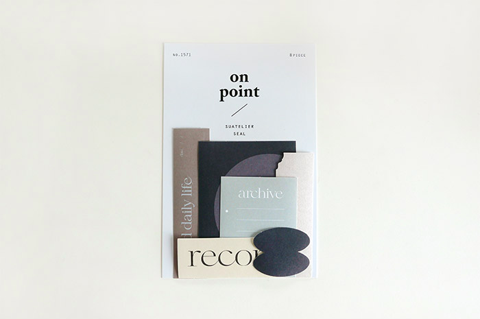 韓國Suatelier 拼貼素材貼紙包  #1571