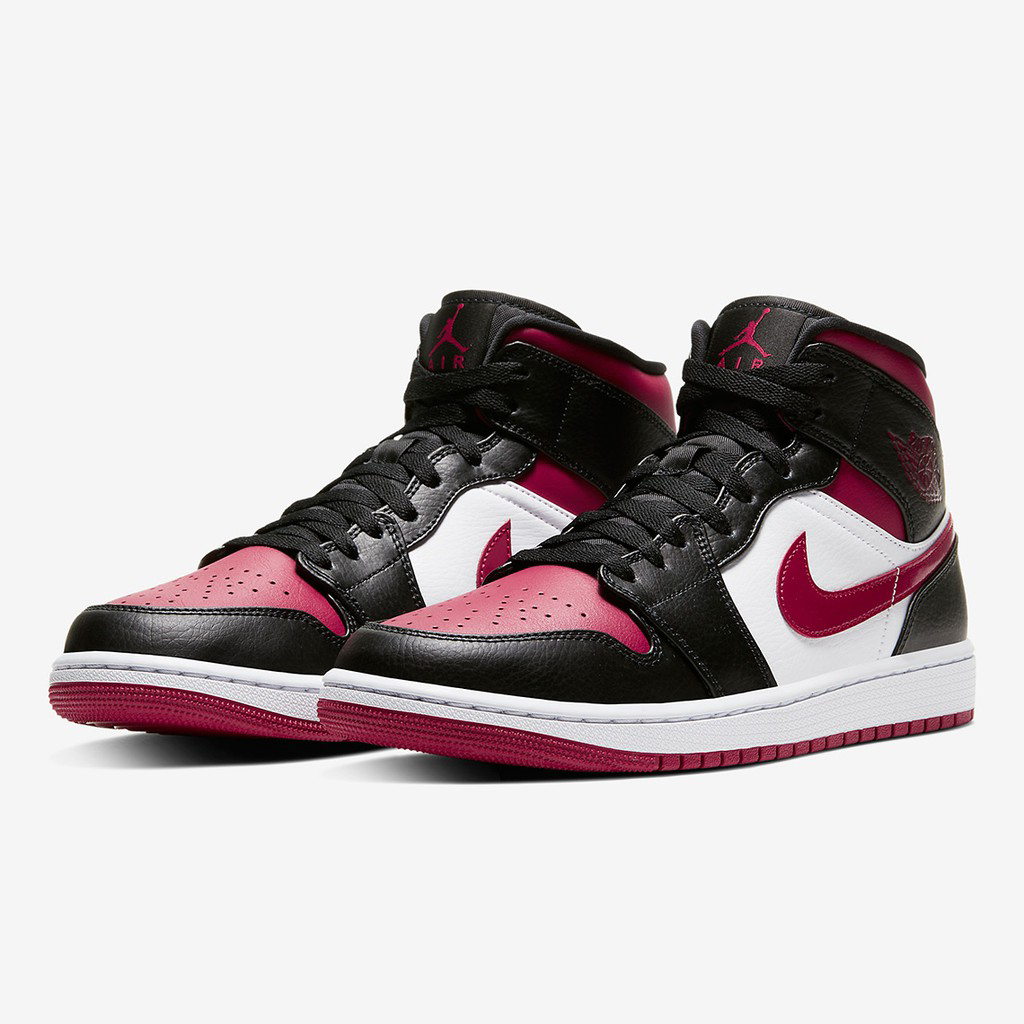 -(A18b)-AIR JORDAN 1 MID "BRED TOE" 黑紅頭-554724 066