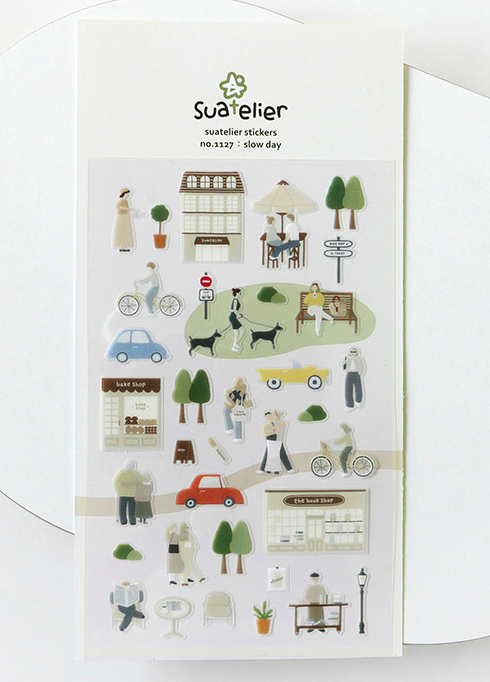 韓國Suatelier 手帳貼紙 慢活#1127
