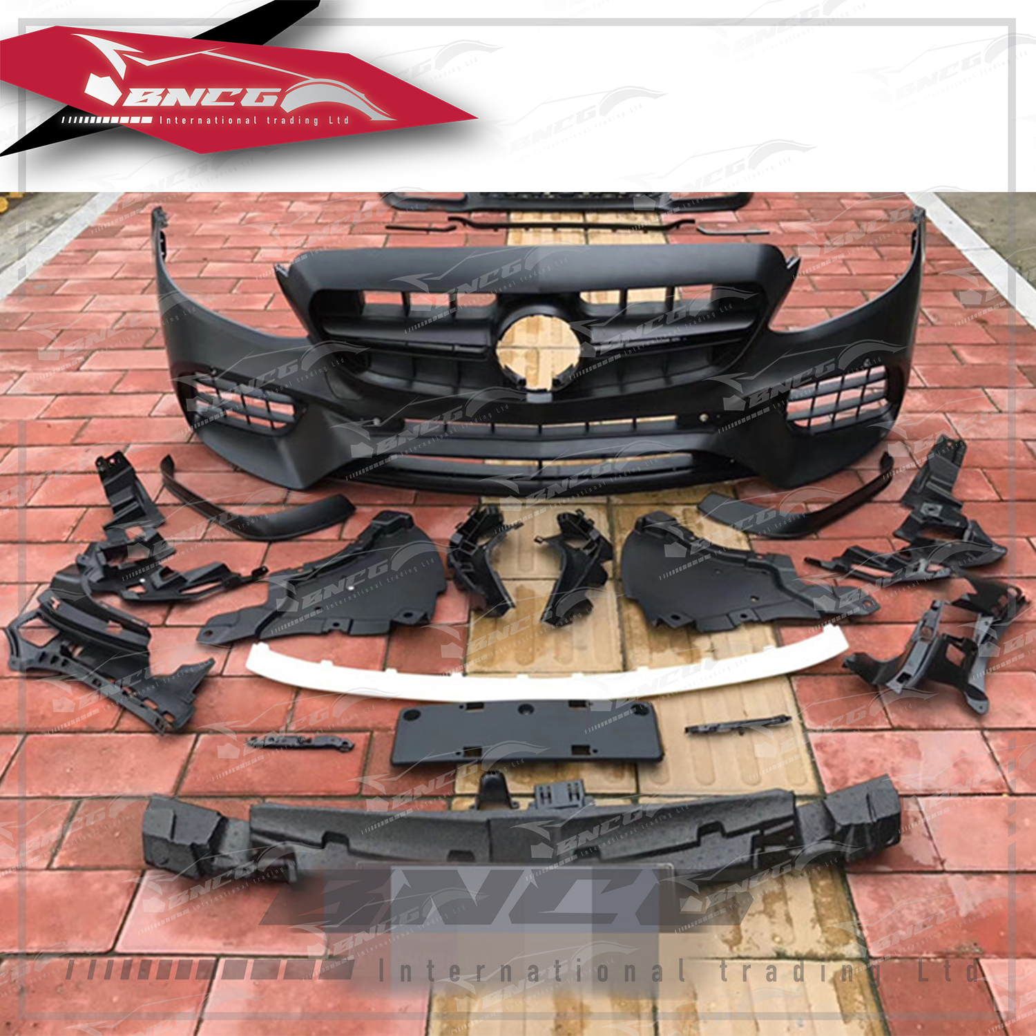 賓士 Benz E class W213 2017+年式 改裝 空力套件 E63款 前保險桿 包圍 含水箱罩