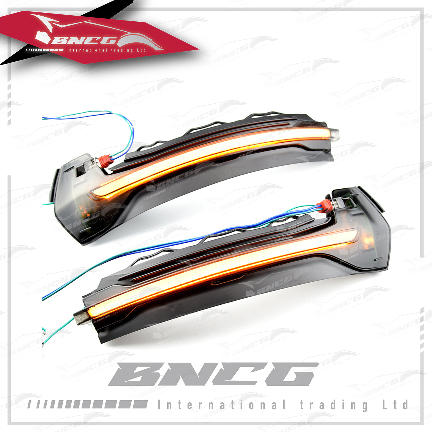 奧迪 Audi A3 S3 RS3 13-17年式 改裝 外觀件 燈飾 後照鏡 一抹藍 跑馬燈 流水燈 方向燈 一對裝