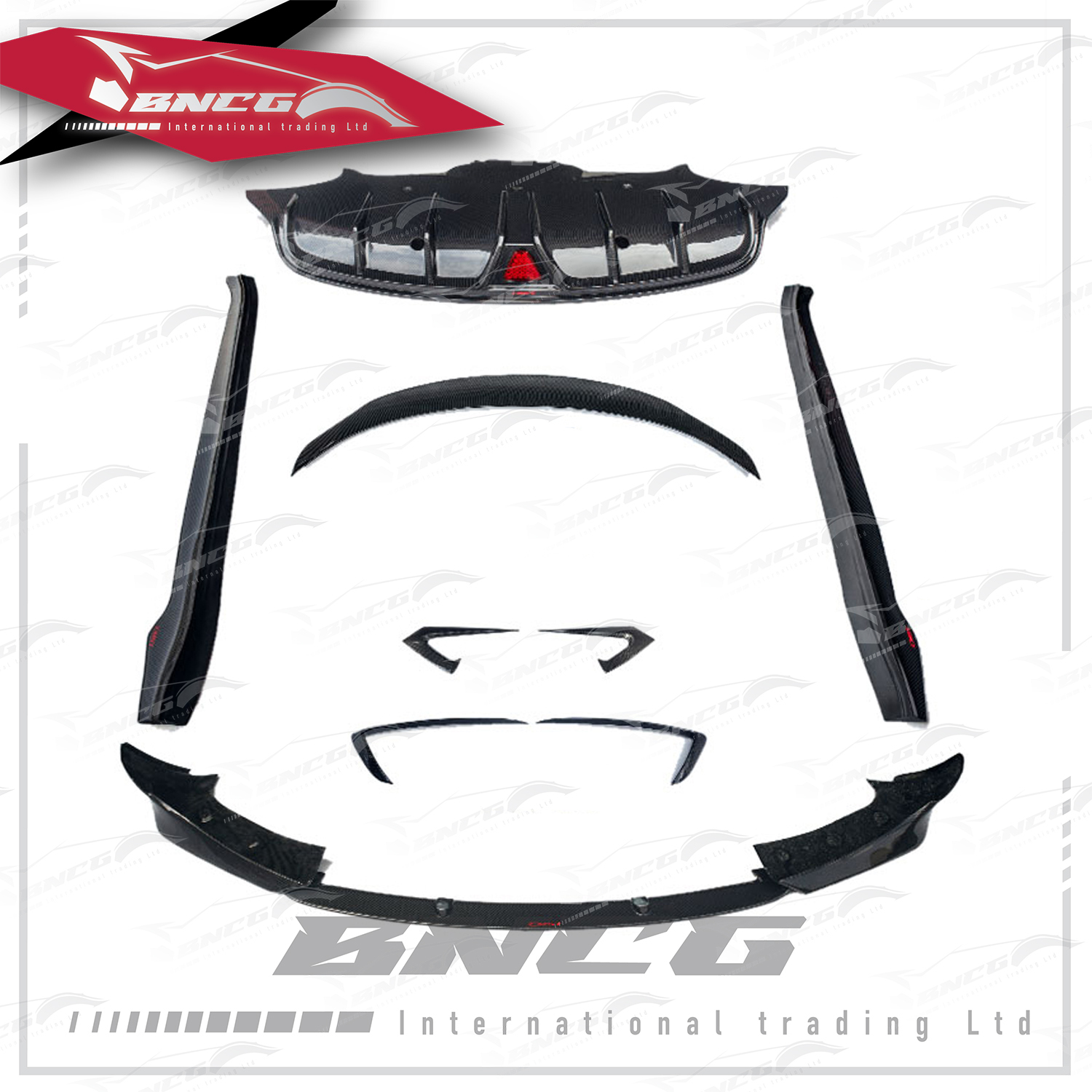 特斯拉 Tesla Model3 改裝 卡夢 碳纖維 外觀件 空力套件 CMST 包圍 前後擾流 側裙 風刀 包角 尾翼