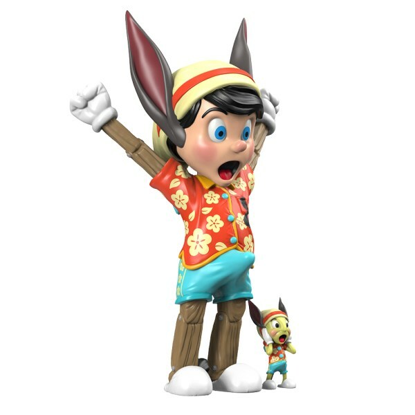 MIGHTY JAXX JUCE GACE'S A WOODEN AWAKENING DONKEY "GETAWAY EDITION'' 小木偶+蟋蟀 花襯衫版