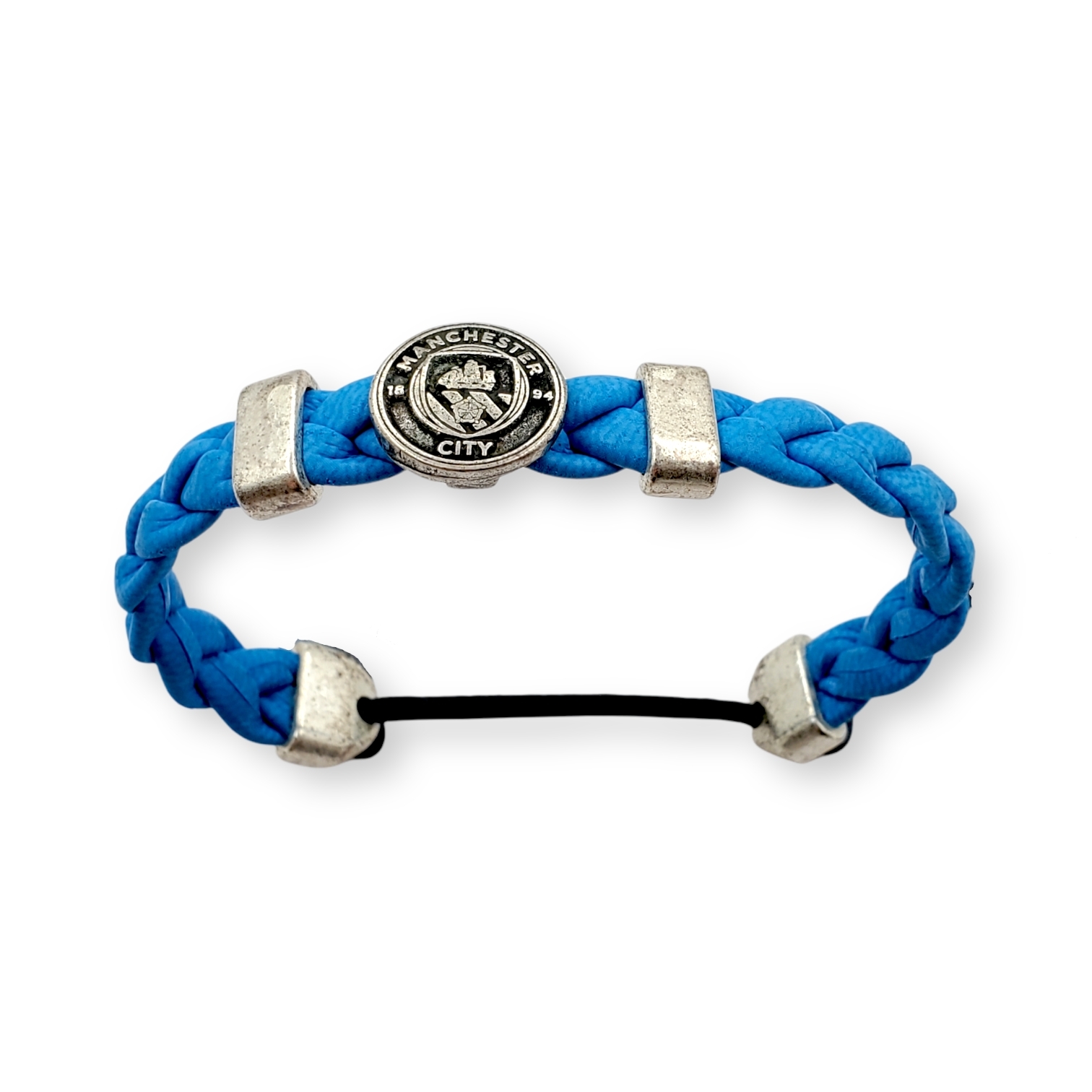 曼城仿皮金屬手帶