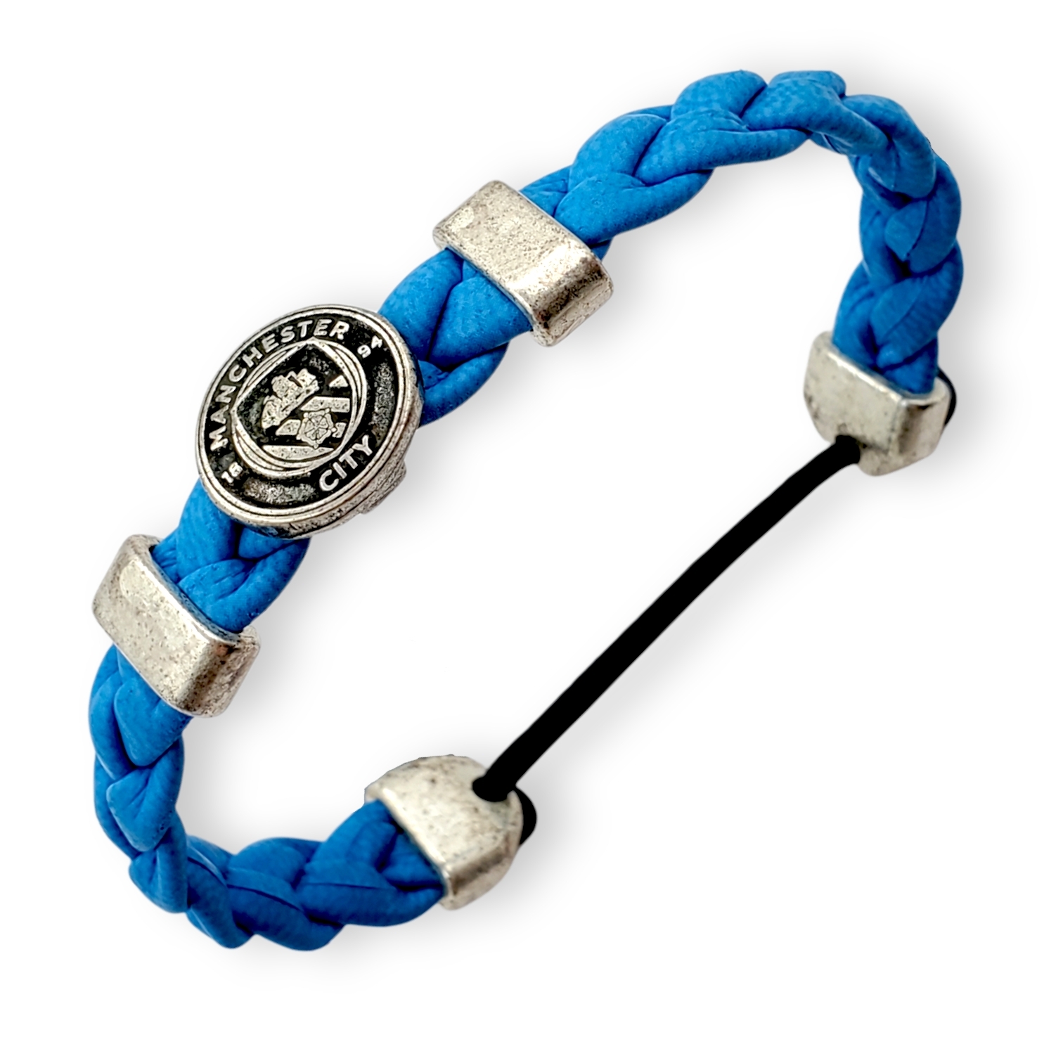 曼城仿皮金屬手帶