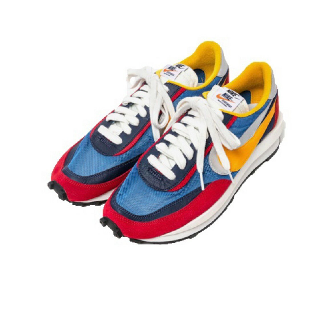 NIKE LDWAFFLE x SACAI 初代 紅藍 藍紅 配色 解構鞋