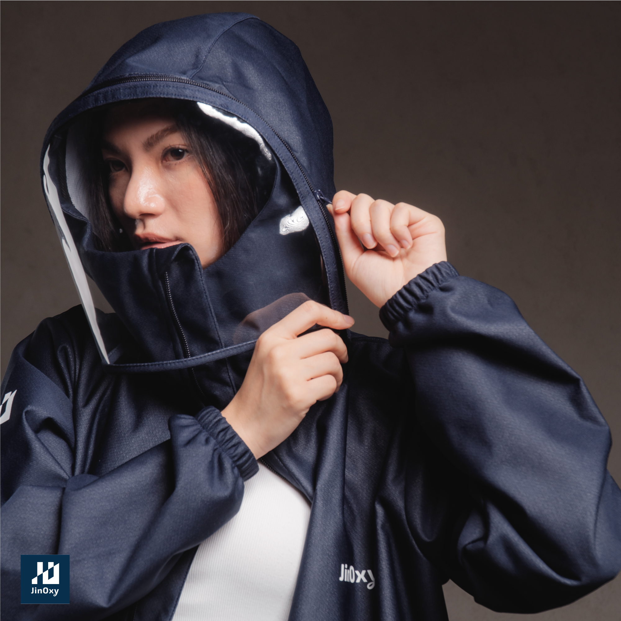 【JinOxy 極奧】Functional Protective Jacket JinOxy Navy