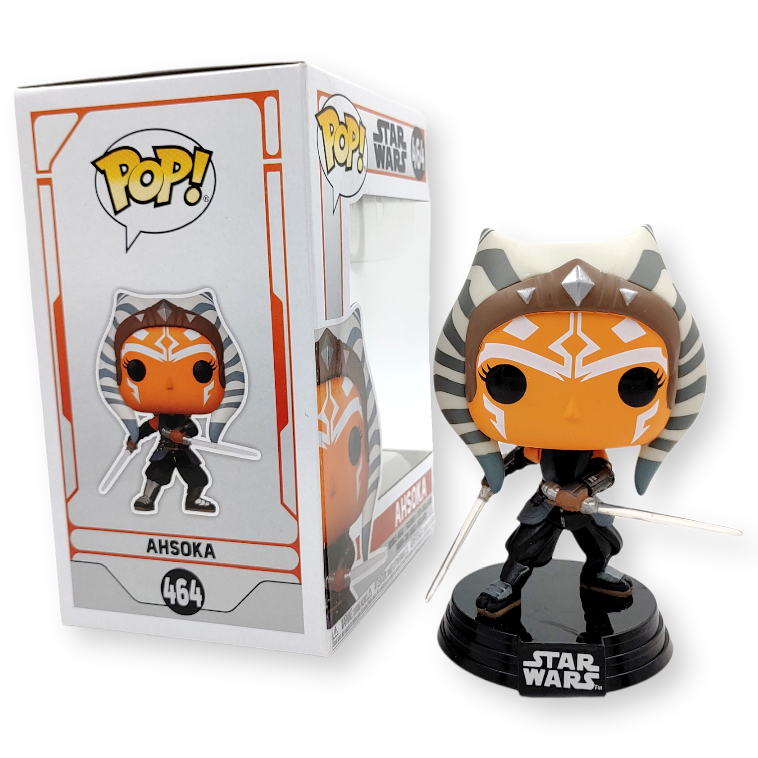 FUNKO POP<星球大戰-曼達洛人>亞蘇卡·譚諾(雙劍)-NO.464vv