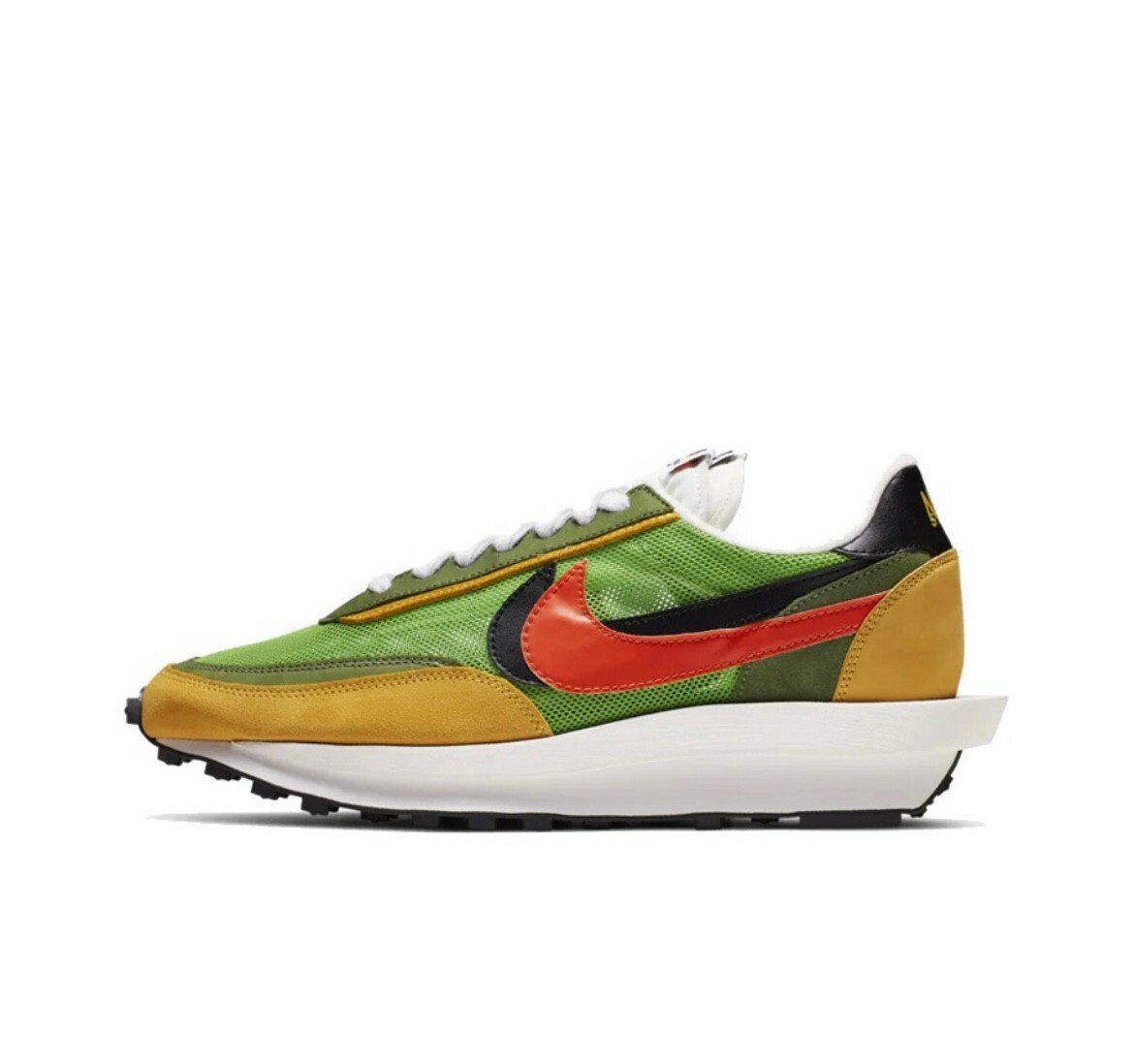 NIKE LDWAFFLE x SACAI 初代 黃綠 解構 球鞋