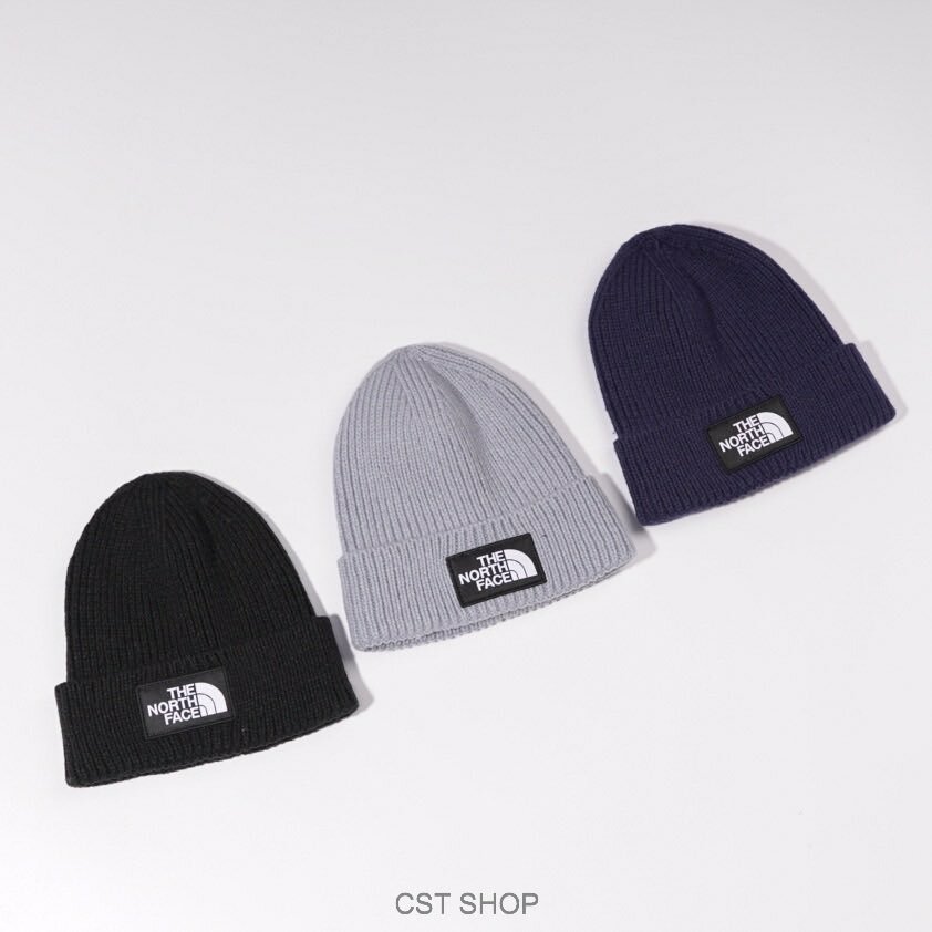 THE NORTH FACE BOX LOGO BEANIE 三色黑標基本款保暖針織毛帽NF0A3F