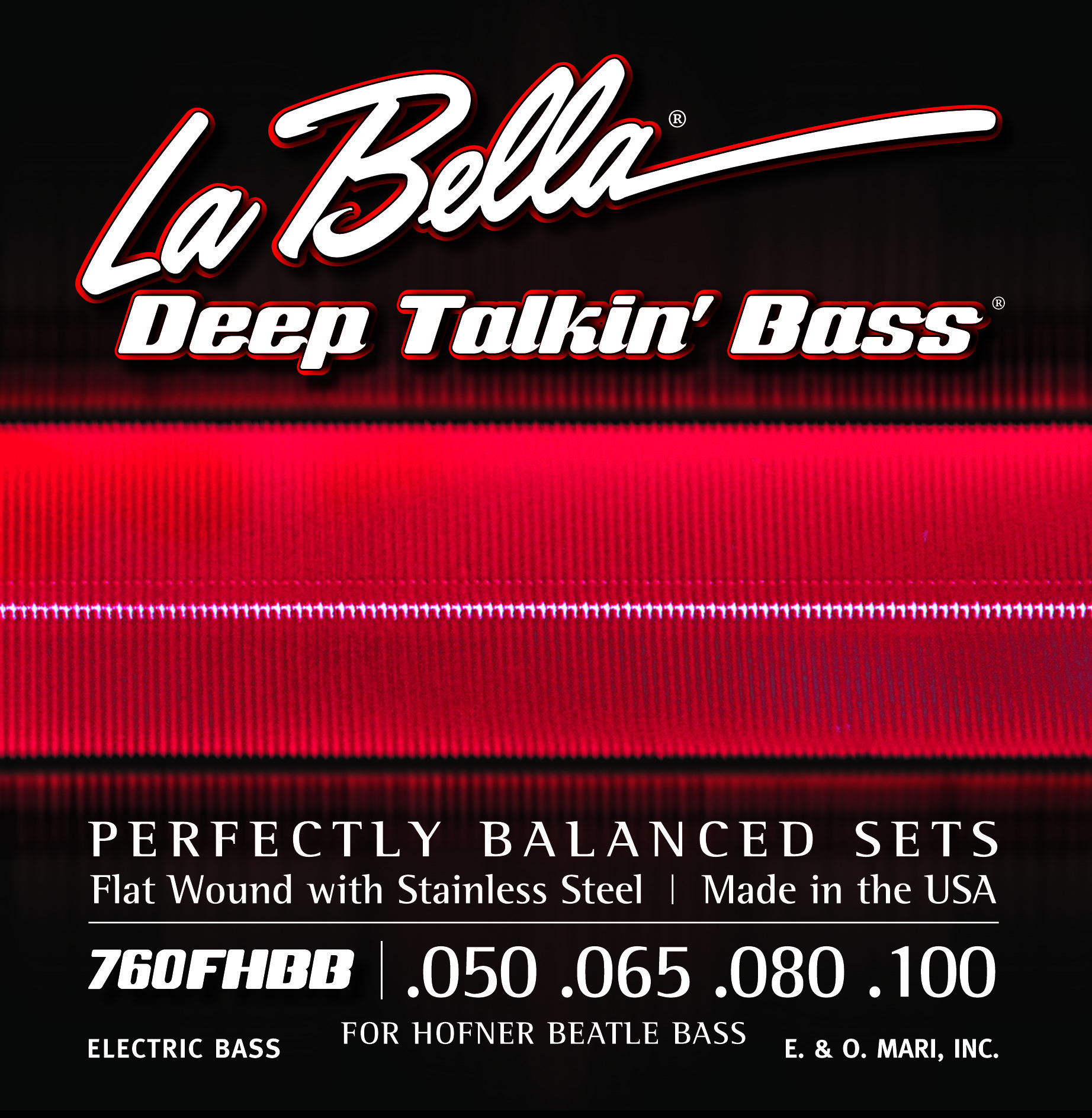 La Bella La Bella Deep Talking' Bass Flats Light 平滑弦 貝斯弦 第 3 張圖片｜三峽烏克麗麗