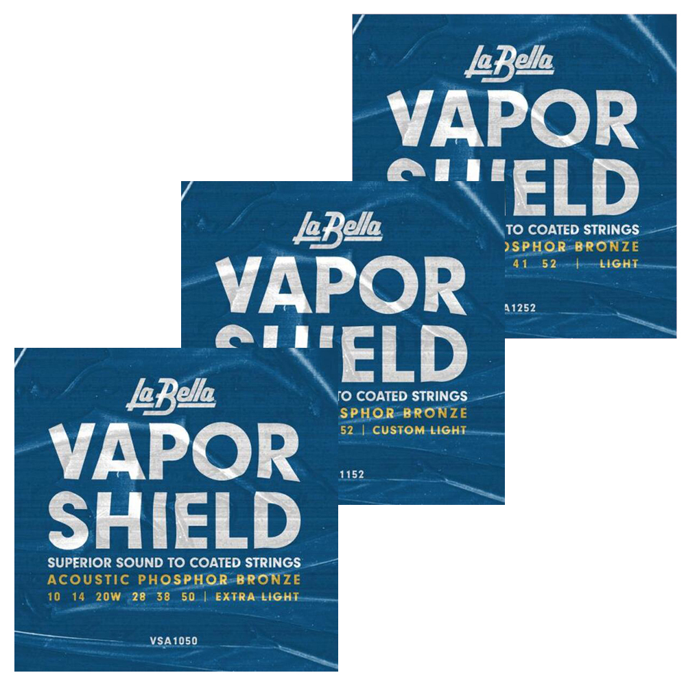 La Bella La Bella VSA 系列 民謠吉他弦 包膜 — 三峽烏克麗麗｜YA! 玩音樂