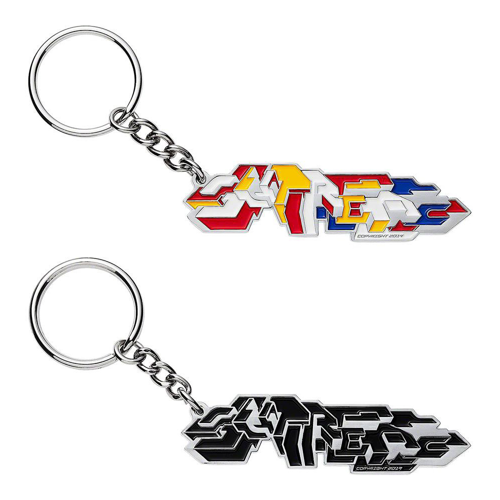 SUPREME DELTA LOGO KEYCHAIN 鑰匙圈 黑/彩色-FW19A72