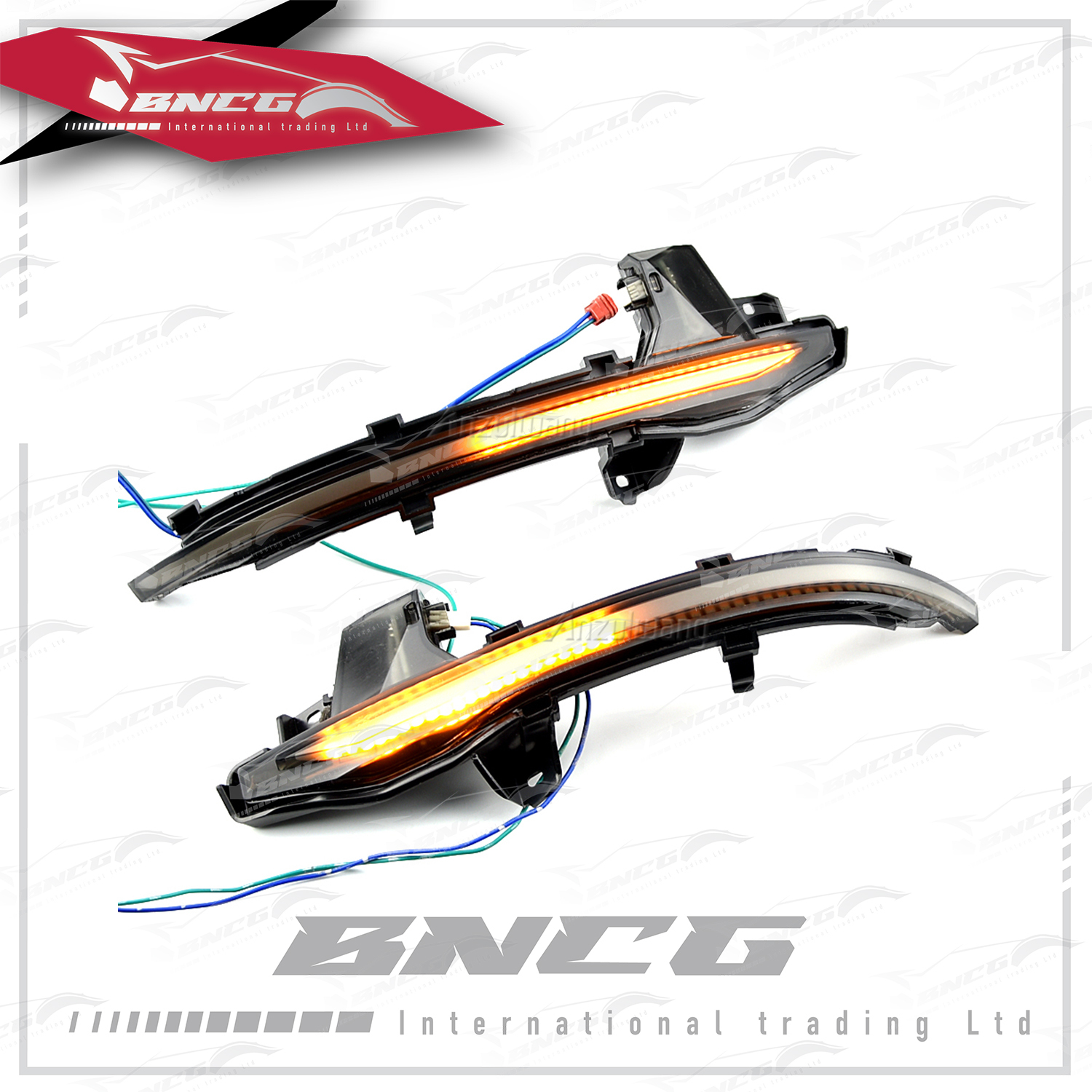 奧迪 Audi A6 A7 A8 改裝 外觀件 燈飾 後照鏡 燻黑 跑馬燈 流水燈 方向燈 【一對裝】