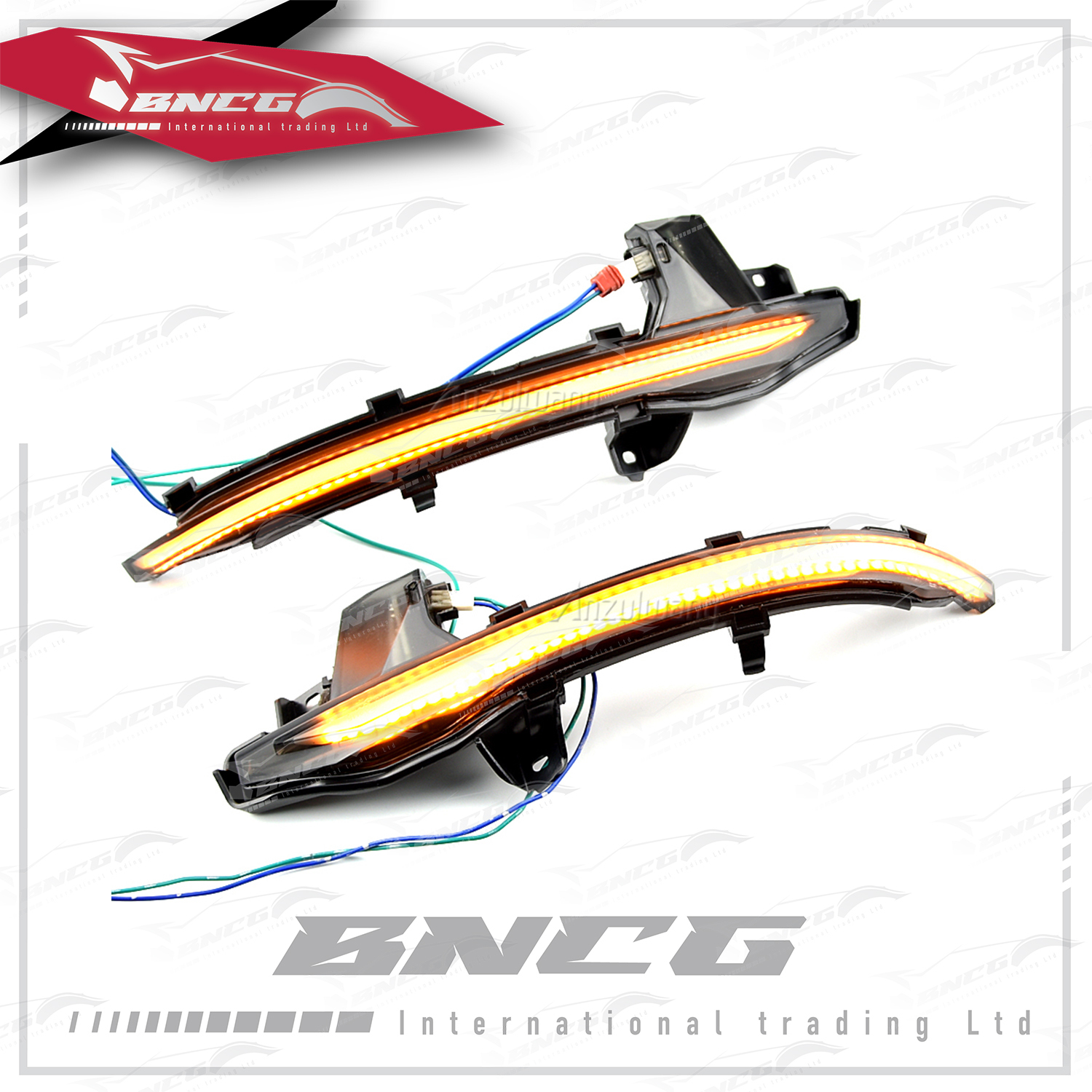 奧迪 Audi A6 A7 A8 改裝 外觀件 燈飾 後照鏡 燻黑 跑馬燈 流水燈 方向燈 【一對裝】