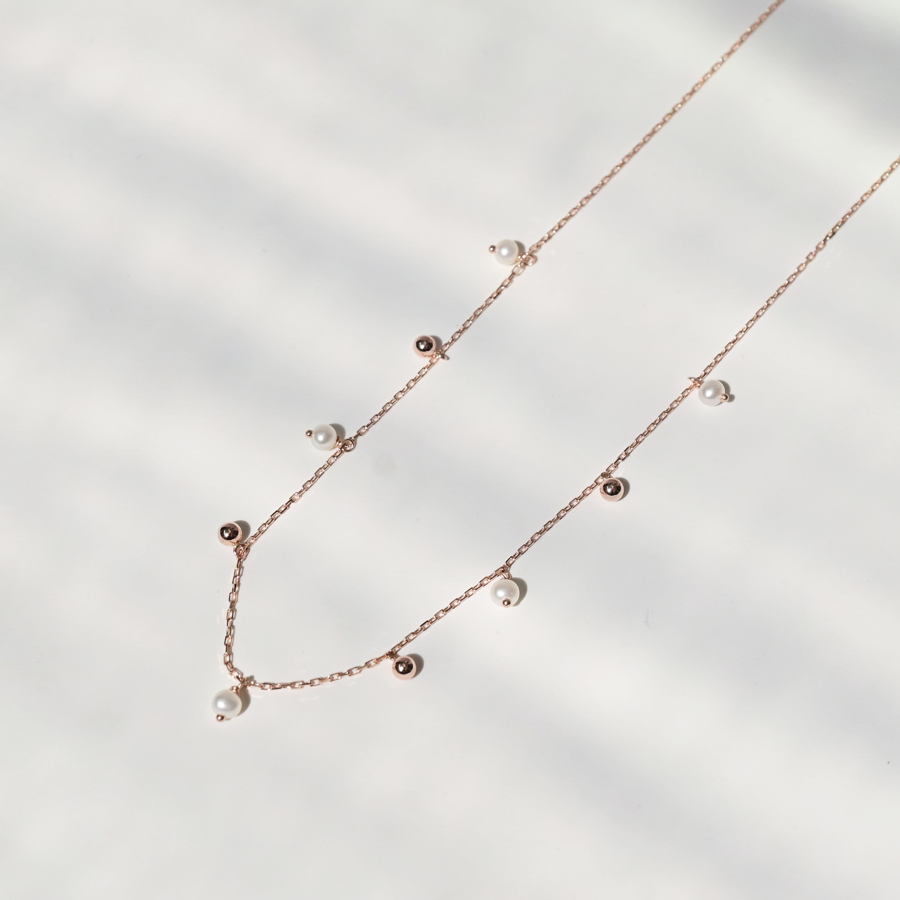 吊墜珍珠圓珠項鍊