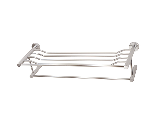 摩登 置衣架推薦型號 C-0221 雙層置物架 (太空鋁)