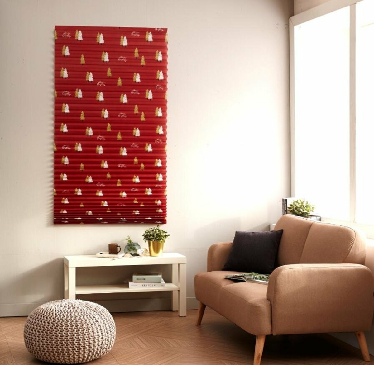 【MOODi】DIY百葉紙窗簾_(聖誕老人/松樹/馴鹿)_松樹