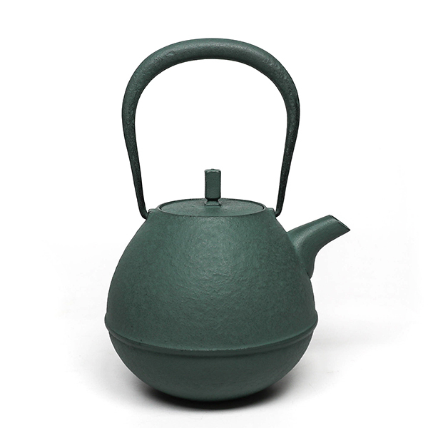 【空間鑄造】Egg 鐵壺0.9L-青竹