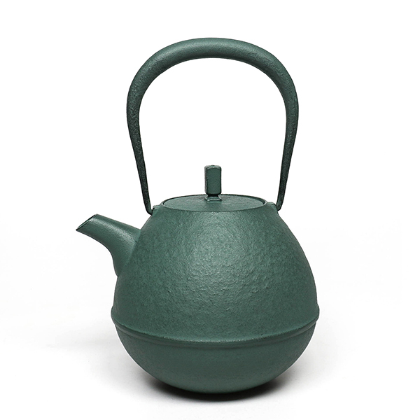 【空間鑄造】Egg 鐵壺0.9L-青竹