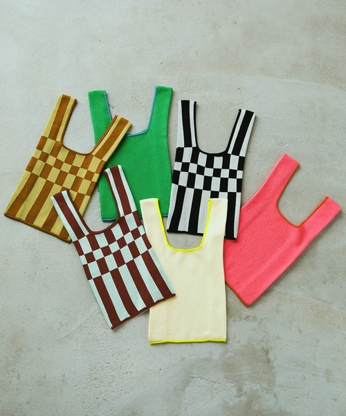 <日本代購> FORKSY KNIT MARCHE BAG