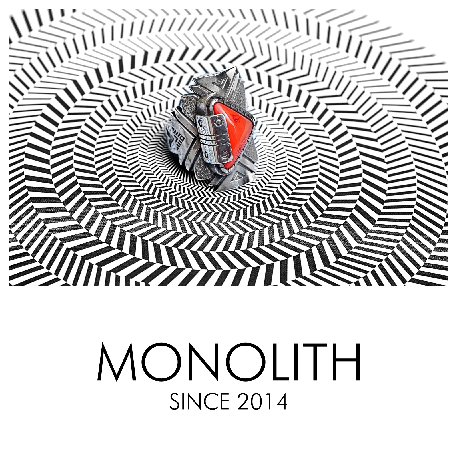 Rosarita幾何打印【戒指】