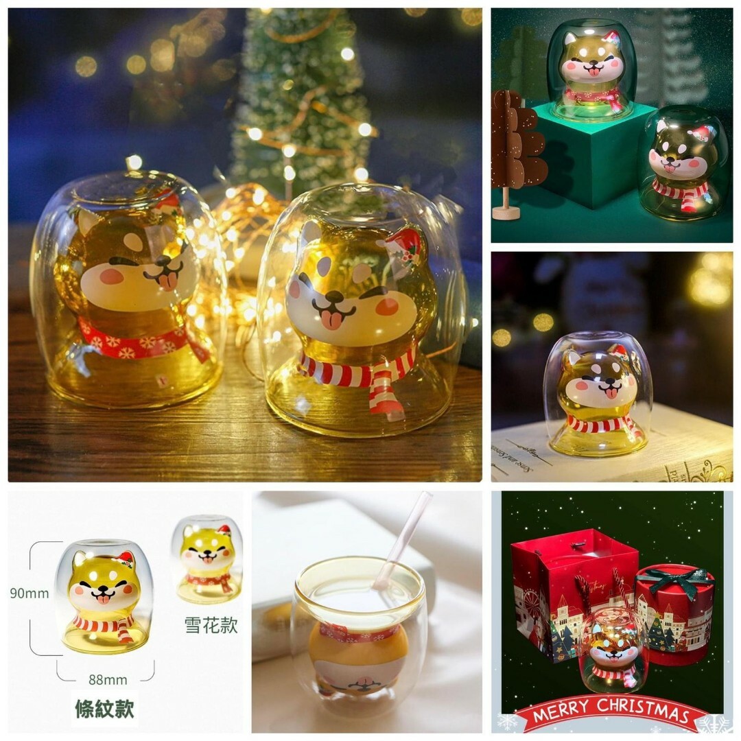 WSBA4044 聖誕交換禮物🎄 超得意聖誕柴犬(現貨K27)