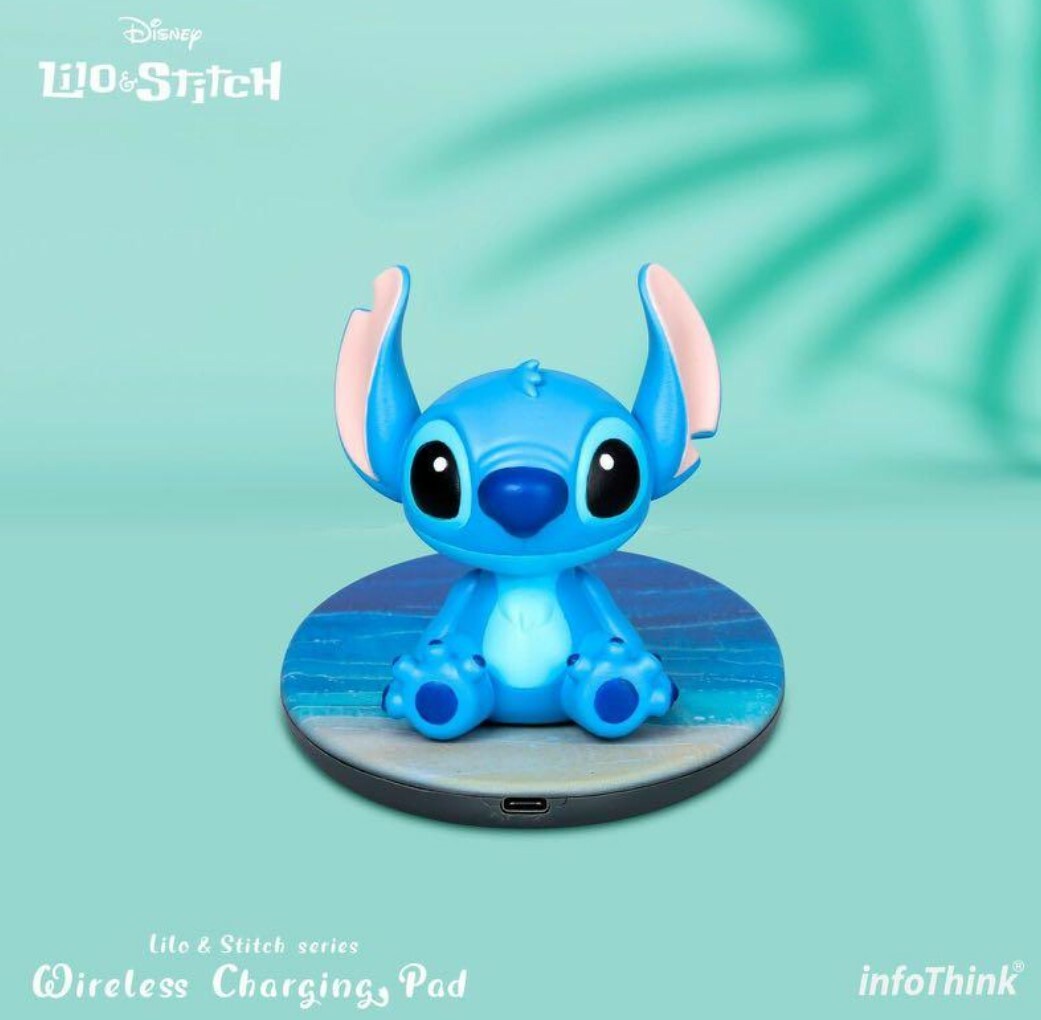 Infothink 史迪奇衝浪板充電座 | 限量版 | 拍頭觸控LED開關｜三段式亮度夜燈 (逢星期日截單後25-28個工作天發貨)