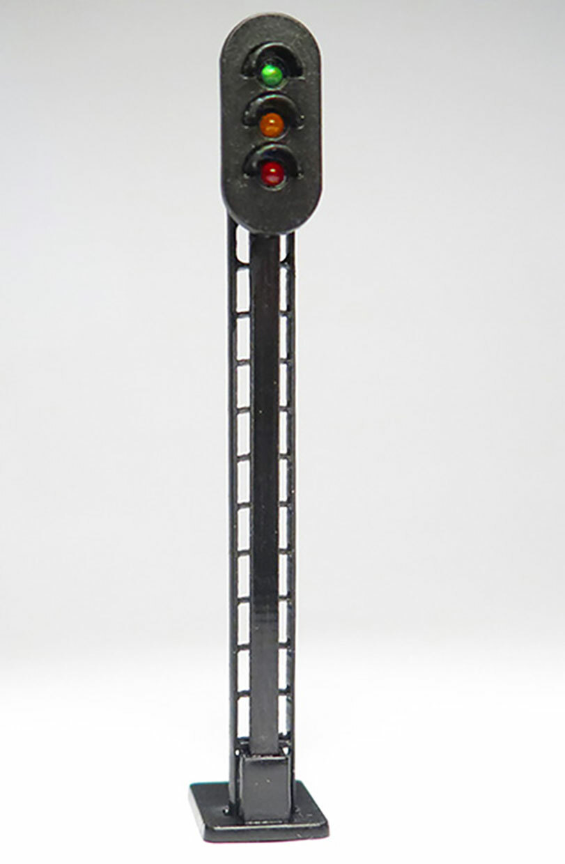Bachmann 39115 HO規 Three Color Lighted Block Signal 三色號誌燈 12-16V