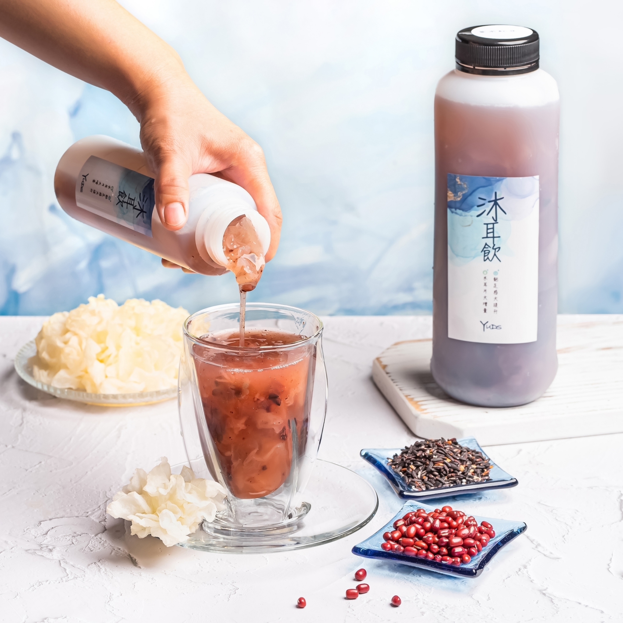YUDS紫米紅豆白木耳飲