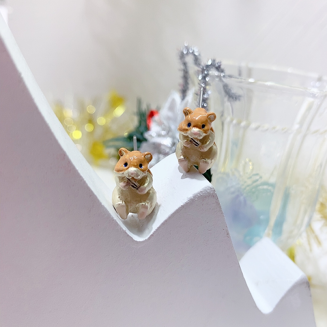 Palnart Poc 倉鼠耳環