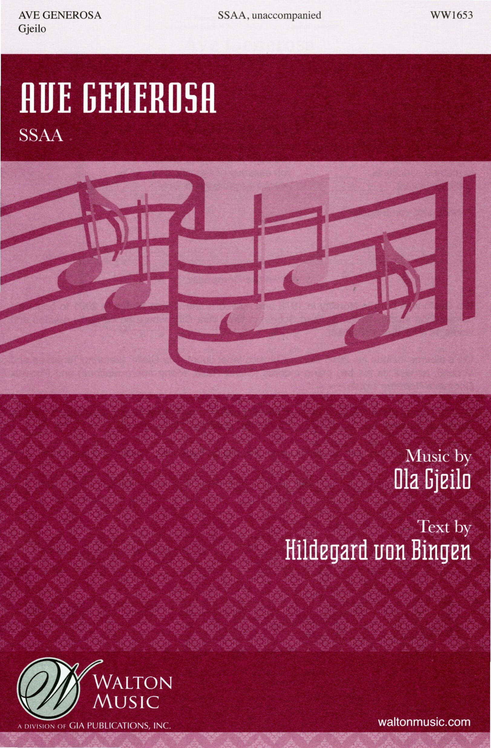 【女聲四部】《Ave Generosa》