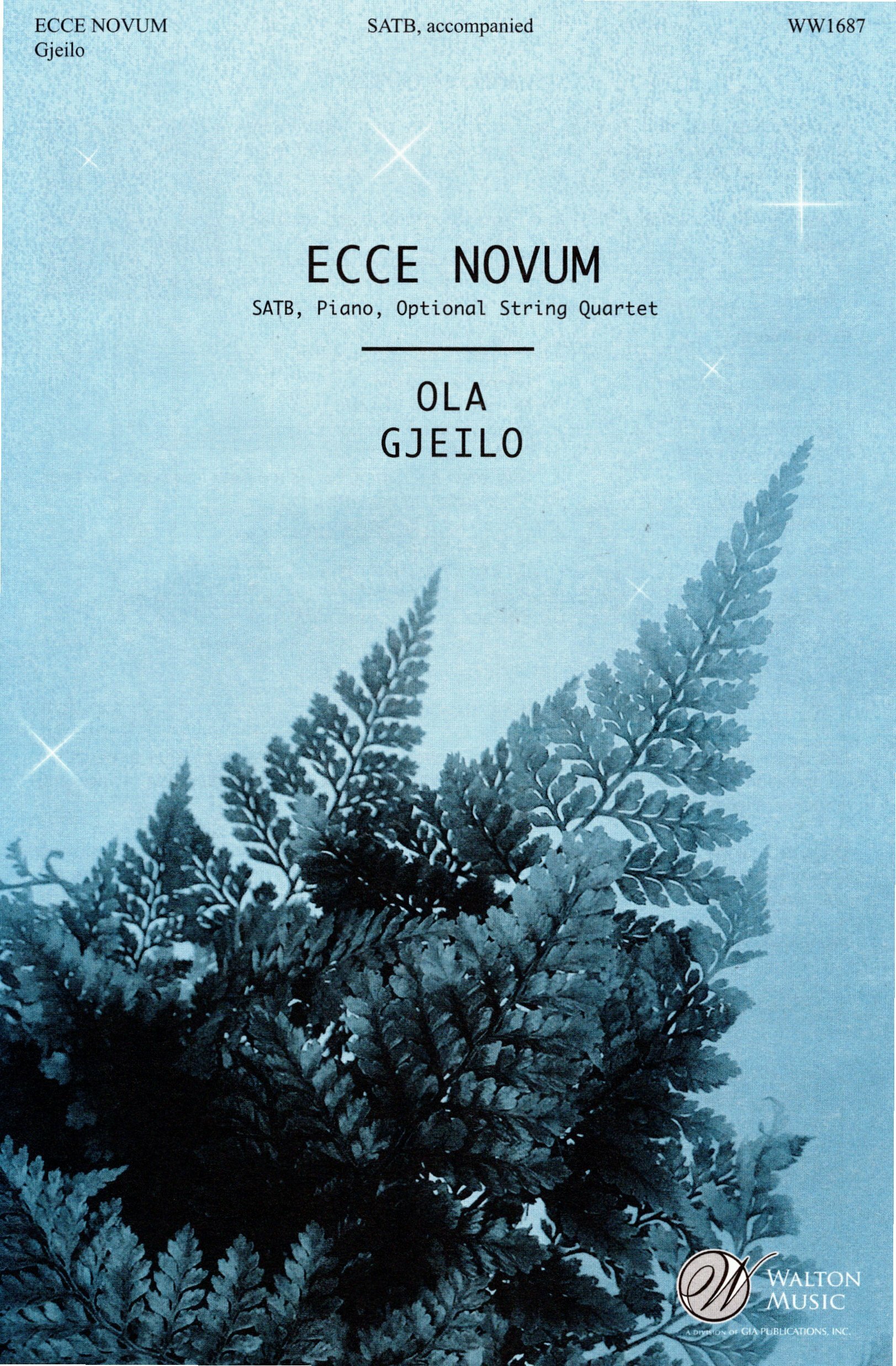 【混聲四部】《Ecce Novum》