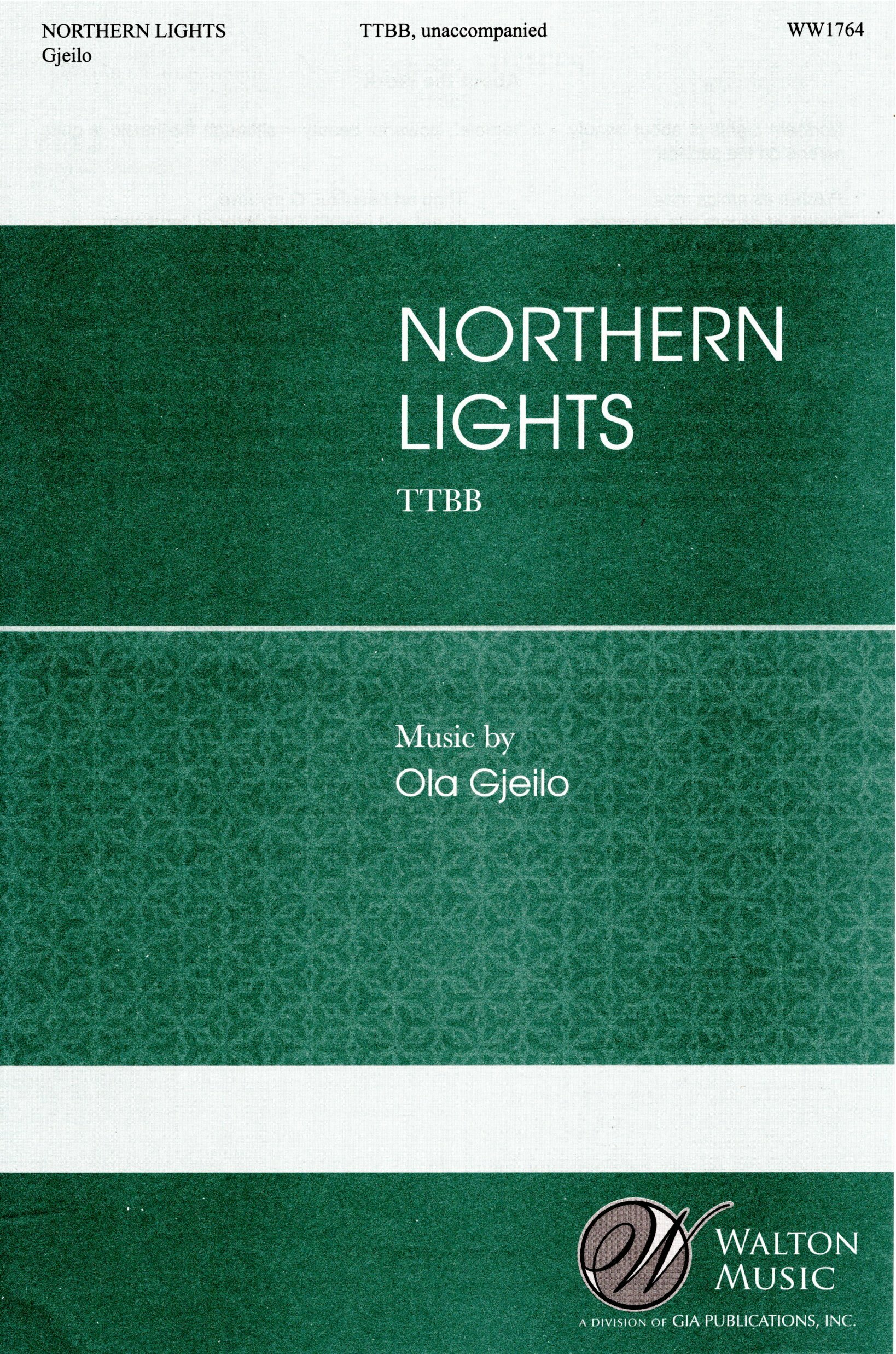 【男聲四部】《Northern Lights》