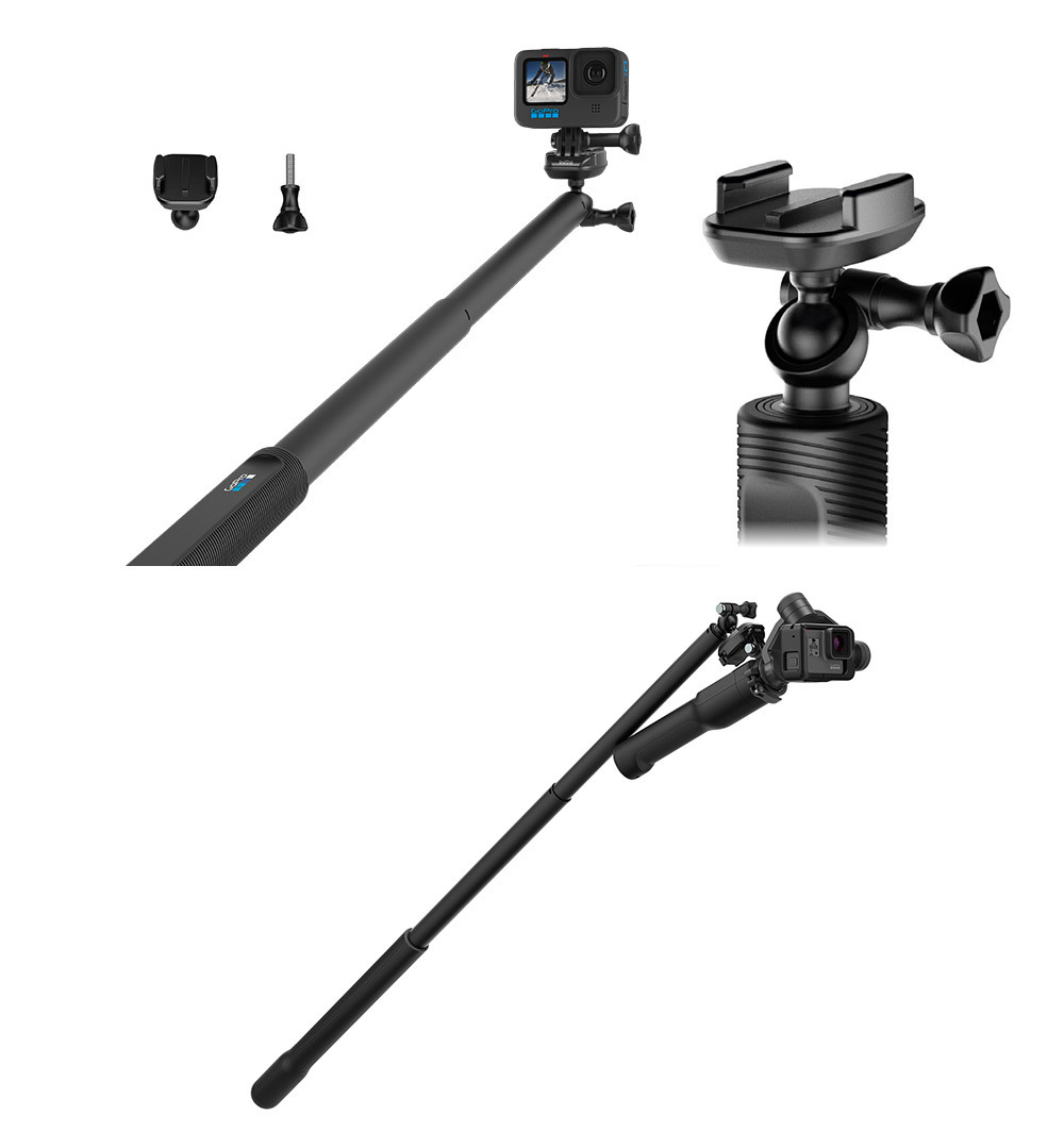 GOPRO AGXTS-001 快拆球型延長桿+固定座 HERO配件